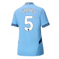 Koszulka piłkarska Manchester City John Stones #5 Strój Domowy dla kobiety 2024-25 tanio Krótki Rękaw